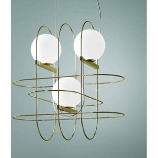 👉 Design hanglamp goud Setareh met LED's,