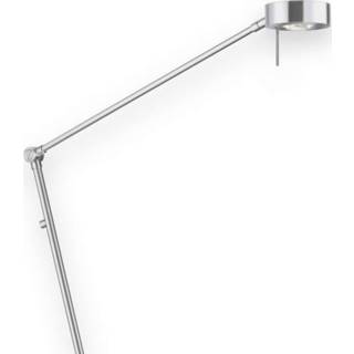 👉 Scharnier nikkel LED-vloerlamp Elegance met 3 scharnieren,