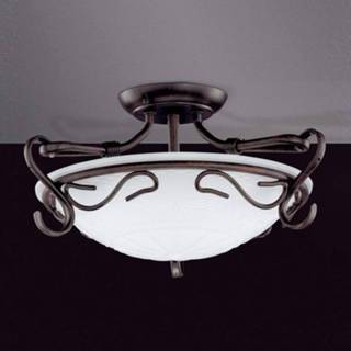 👉 Plafondlamp VENTURI roestkleurig antiek h. 22 cm