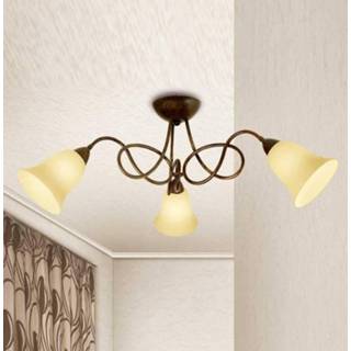 👉 Plafondlamp 3-lichts Michele in landhuisstijl