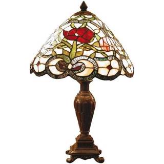 👉 Klassieke tafellamp Flora in Tiffanystijl