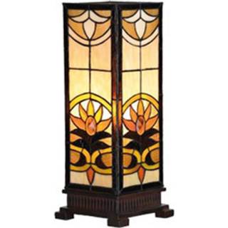 👉 Tafellamp Hoekige in Tiffany-look