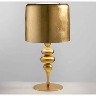 👉 Tafellamp EVA goud Artistieke TL3 en 1G 75 cm,