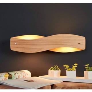 👉 Wandlamp hout met dimbare led's van