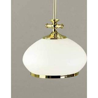 👉 Hanglamp senioren EMPIRA - kleine m. opaalglas, diam. 24 cm