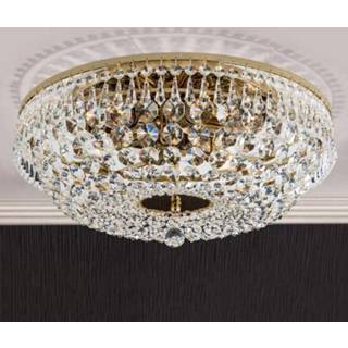 👉 Plafondlamp goud SHERATA - ronde plafondlamp, goud, 45 cm