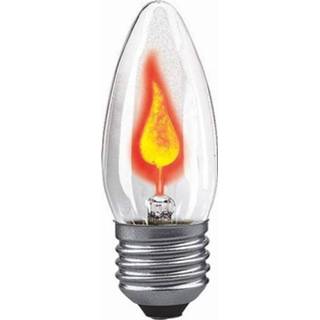 👉 Flakkerende E27-kaarslamp van 3W, helder