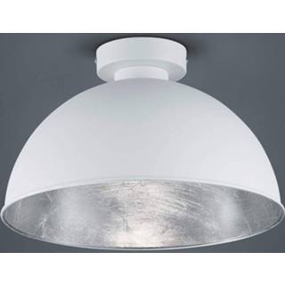 👉 Plafondlamp wit zilver Industrieel ontworp. Jimmy, wit/zilver