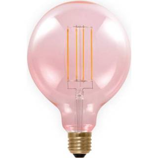 👉 Roze E27 6W LED-filament-globe smokey
