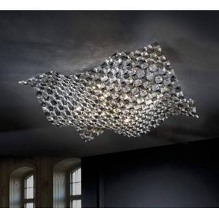 👉 Plafondlamp kristal Saten van kristal, 56 cm