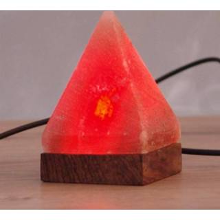 Kleine tafellamp Pyramide met USB voor computer