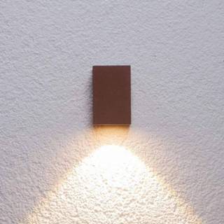 👉 Roestbruine led-buitenwandlamp Tavi, 9,5 cm