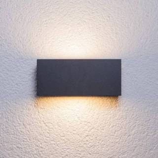 👉 Buitenwandlamp Bente - vierkante buitenwandlamp, grafiet