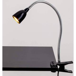 👉 Zwart Rabea - LED-klemlamp in het