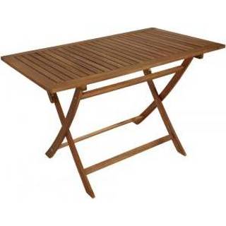 👉 Terrastafel houten Tobago opklapbare tuintafel 120 x 70 cm 4057622984207