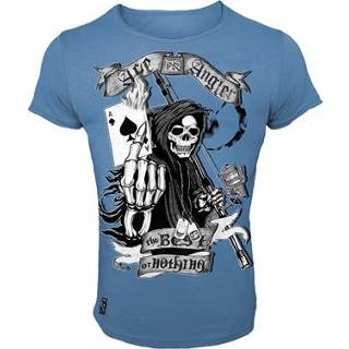 👉 Hotspot blauw m Design T-Shirt Ace Angler