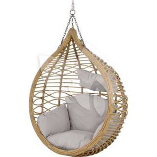 👉 Hang stoel Amazona egg hangstoel naturel 8714365414823