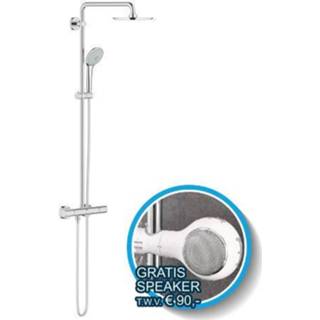 👉 Douchesysteem chroom Grohe Euphoria - hoofddouche 21cm 4005176929595