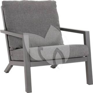 👉 Lounge stoel aluminium antraciet Down Town loungestoel 8714365417404
