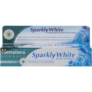 👉 Tandpasta verzorgingsproducten gezondheid wit Himalaya Herbals Kruiden Sparkly White 8901138825591