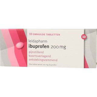 👉 Gezondheid Leidapharm Ibuprofen 200mg Tabletten 10st 8712755211243