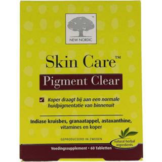 👉 Gezondheid New Nordic Skin Care Pigment Clear Tabletten 5021807313808