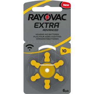 👉 Rayovac Extra Advanced 10 hoortoestelbatterijen