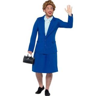 👉 Unisex blauw vrouwen Iron Lady prime minister Kostuum 5020570465677