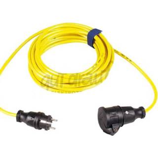 👉 Verlengsnoer geel PUR kabel 3x1,5mm² 25m