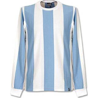 👉 Retroshirt licht blauw mannen kanaaleilanden voetbalshirts volwassen argentini Argentinië Retro Shirt 1970's (Lange Mouwen)