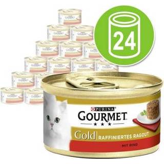👉 Ragout goud voordeelpakketten Gourmet Gold 24 x 85 g tonijn geraffineerde Kattenvoer