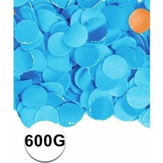 👉 Zakje met 600 gram blauwe confetti