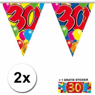 👉 30 jaar vlaggenlijnen 2x met gratis sticker