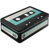 👉 Cassettebandje Retro cassetteband bewaarblik plat 23 cm