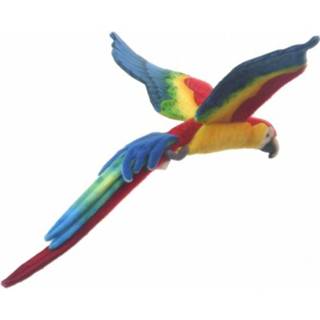 👉 Pluche kinderen Vliegende papegaai gekleurd