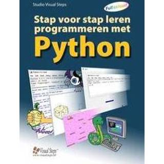 👉 Leer Stap voor leren programmeren met Python. Studio Visual Steps, Paperback 9789059056541