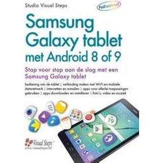 👉 Samsung Galaxy tablet met Android 8 of 9. stap voor aan de slag een tablet, Studio Visual Steps, Paperback 9789059056343