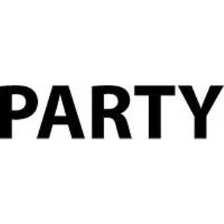 👉 Sticker met tekst Party