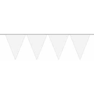 👉 Vlaggen lijn wit Vlaggenlijn 10 meter