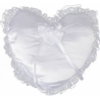 Trouwring wit trouwringen kussen in hartvorm