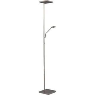 👉 Masterlight Vloerlamp uplighter Denia 1 met leeslamp Masterlight 1886-37