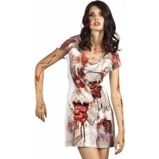 👉 Bruidsjurk multi polyester vrouwen Halloween zombie bruidsjurkje
