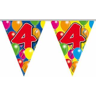 👉 Gekleurde vlaggenlijn 4 jaar