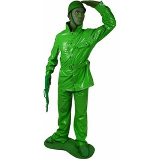 👉 Soldaten kostuum groen synthetisch mannen Speelgoed soldaat