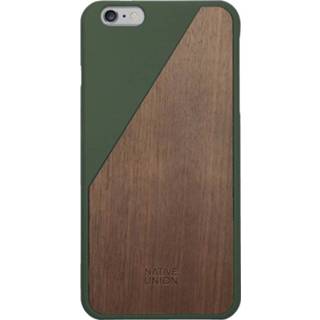 👉 Hout bruin Native Union Clic Wooden iPhone 6 Plus / 6S Olive 4897032108905