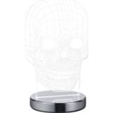 👉 Tafellamp active Trio international plexi Skull schedel R52461106 4017807358841