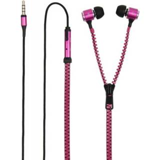 👉 Headset roze Muvit Zipper Micro In-Ear Pink 3700615058805
