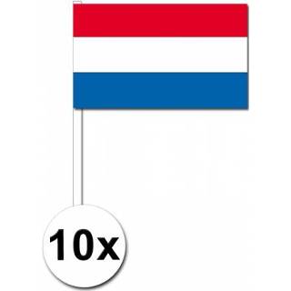 👉 Active Zwaaivlaggetjes Nederland 10 stuks