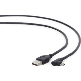 👉 Zwart Double-sided angled Micro-USB to USB 2.0 AM cable, 1.8 m, black - Qual 8716309095501