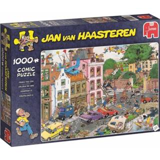 👉 Legpuzzel karton unisex junior multicolor Jumbo Jan van Haasteren Vrijdag de 13e 1000 stukjes 8710126190692